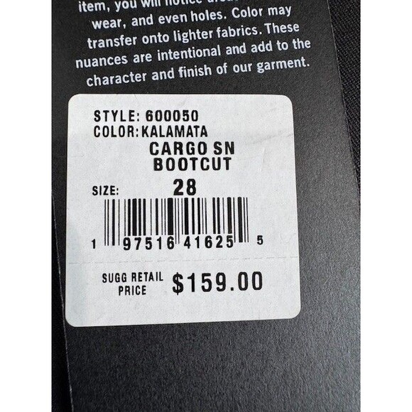 True Religion Cargo Bootcut Jeans Women’s Size 28 Military Green NWT - Picture 9 of 11